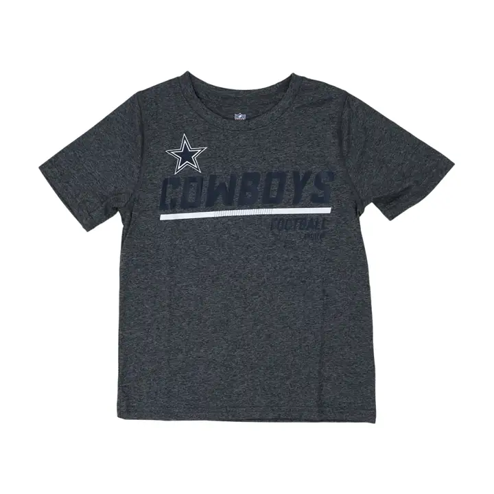 T-shirt Dallas Cowboys NFL pour enfants Dri Tek 22 anthracite