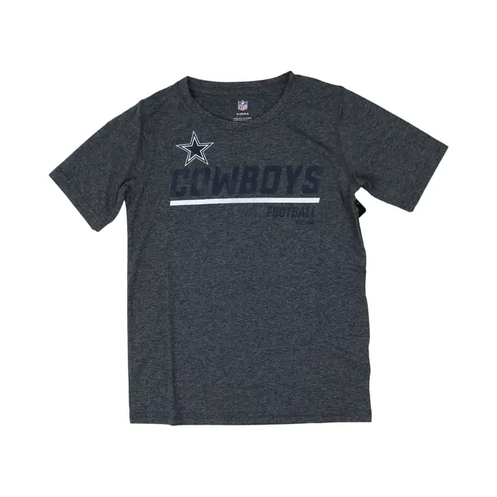 T-shirt Dallas Cowboys NFL pour jeune Dri Tek 22 anthracite