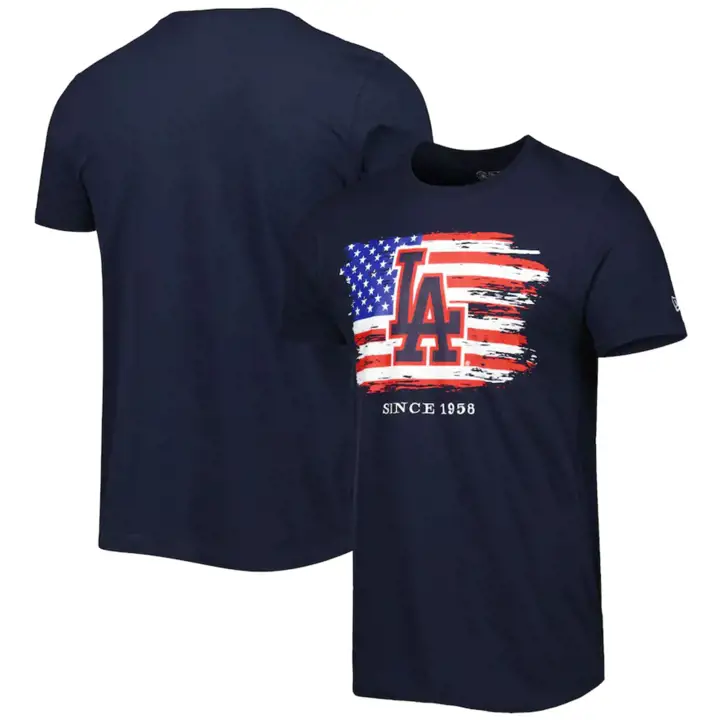 T-shirt marine MLB NE Americana Los Angeles Dodgers