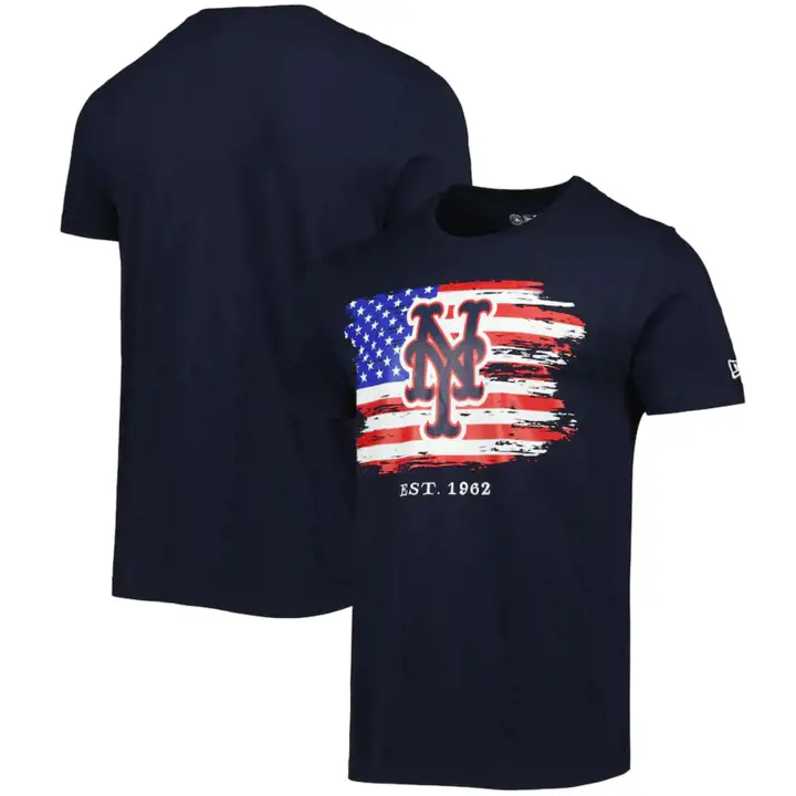 T-shirt marine New York Mets MLB NE Americana
