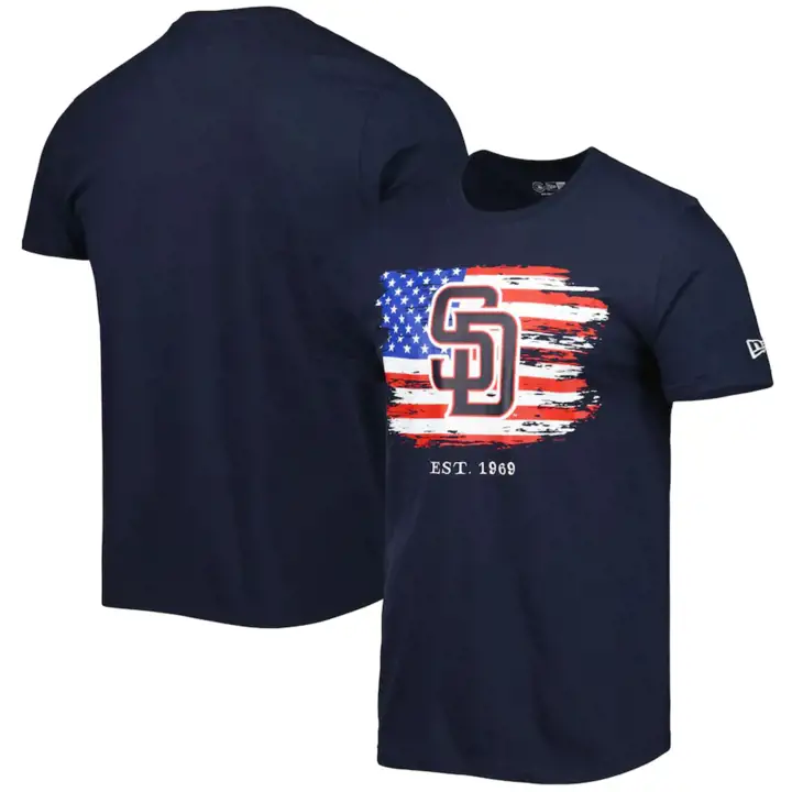 T-shirt marine MLB San Diego Padres Americana New Era