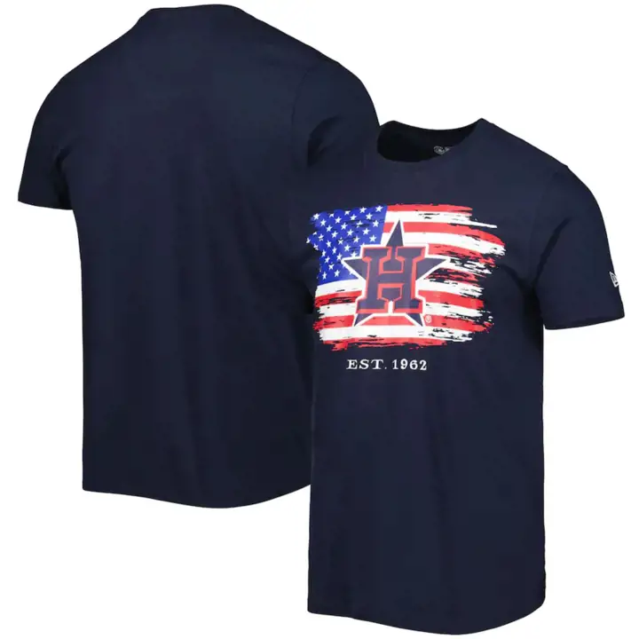 T-shirt bleu marine MLB Americana Houston Astros