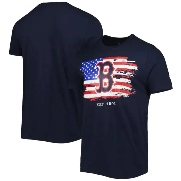 T-shirt MLB Boston Red Sox NE Americana bleu marine