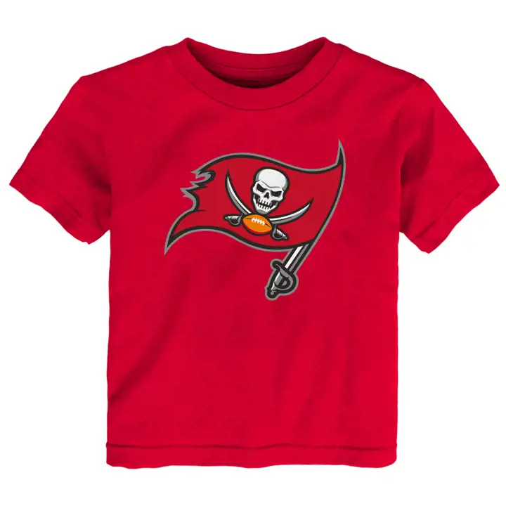 T-shirt rouge à logo primaire NFL Tampa Bay Buccaneers pour tout-petit 22