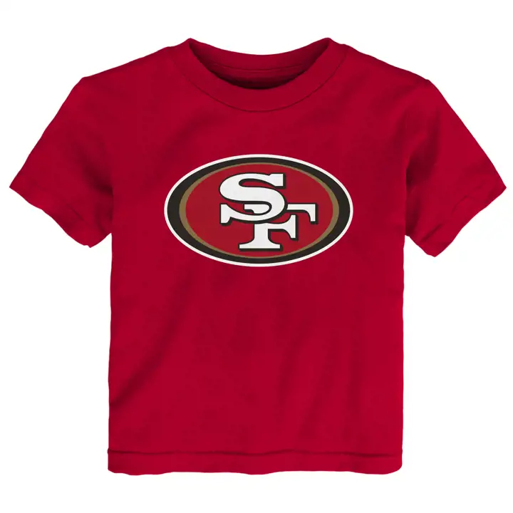 T-shirt à logo principal NFL San Francisco 49ers pour tout-petit 22 rouge