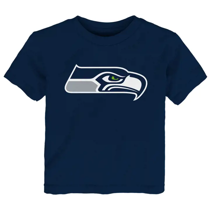 T-shirt Seattle Seahawks NFL Enfant Logo Principal 22 marine