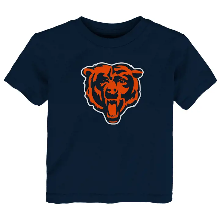 T-shirt Chicago Bears NFL enfant avec logo principal 22 marine