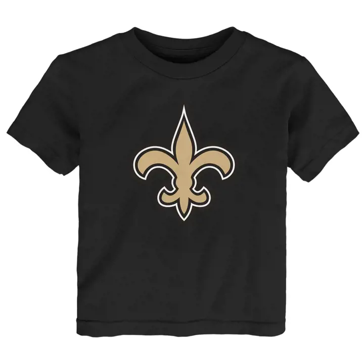 T-shirt New Orleans Saints NFL avec logo principal pour tout-petit 22 blk