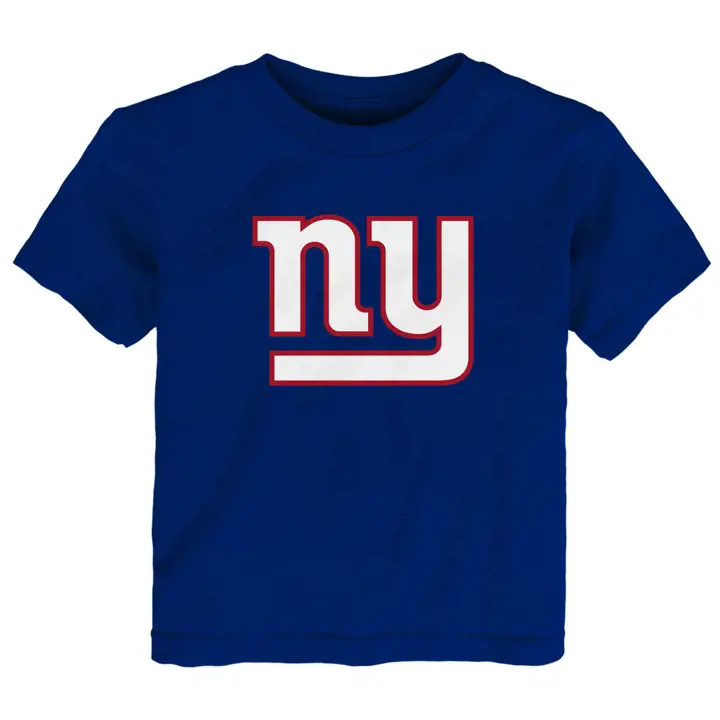 T-shirt avec logo principal New York Giants NFL pour tout-petits 22 bleu