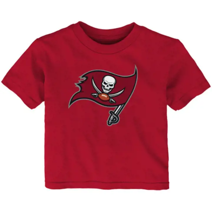 T-shirt NFL bébé Tampa Bay Buccaneers Logo principal 22 rouge