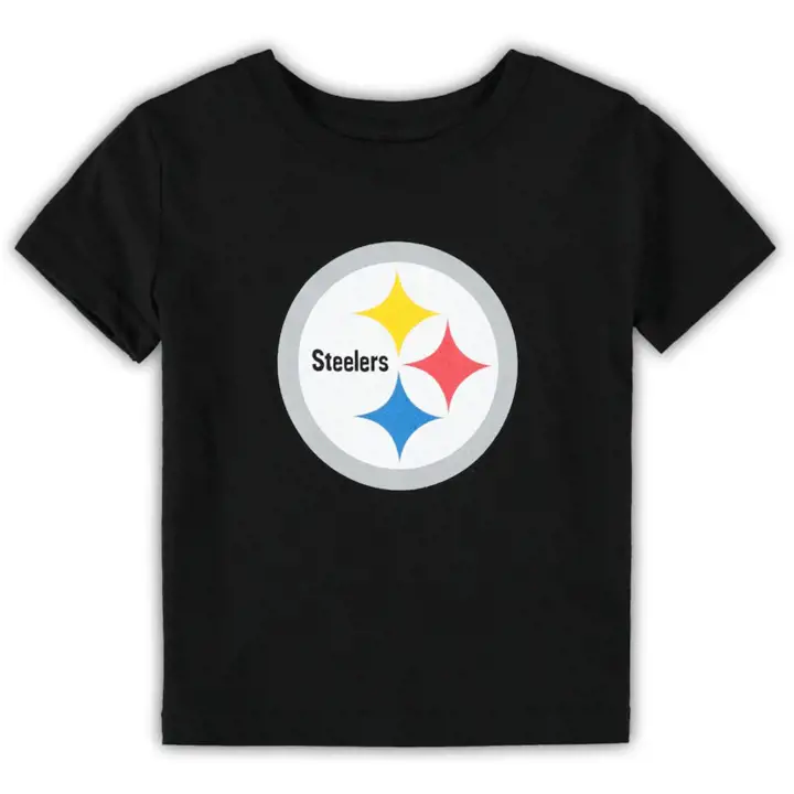 T-shirt Pittsburgh Steelers NFL pour bébés - Logo principal 22 blk