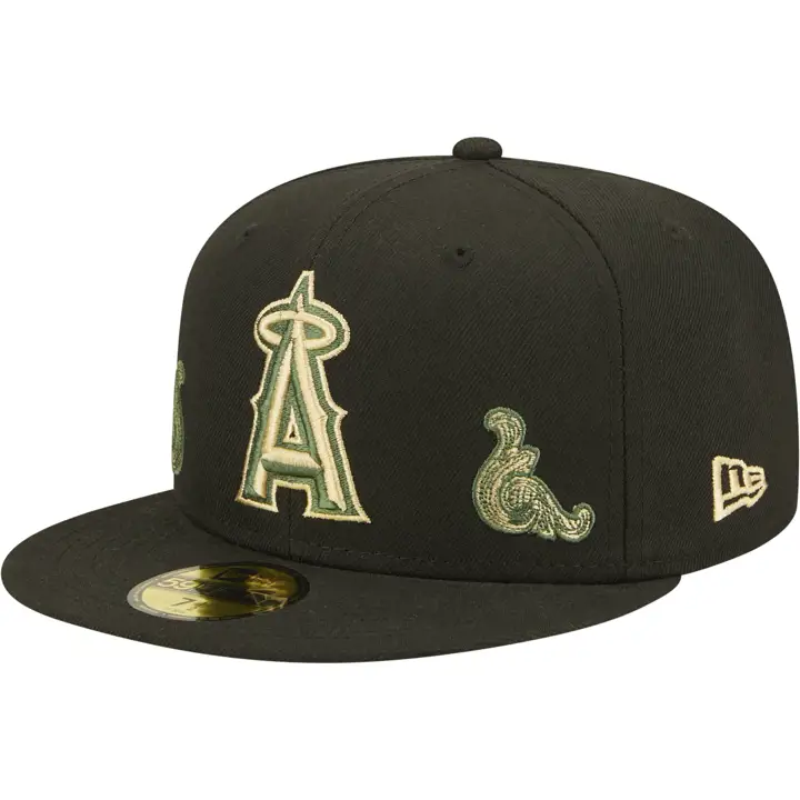 Casquette Anaheim Angels MLB Cashed Check 59FIFTY noire/noire/gl