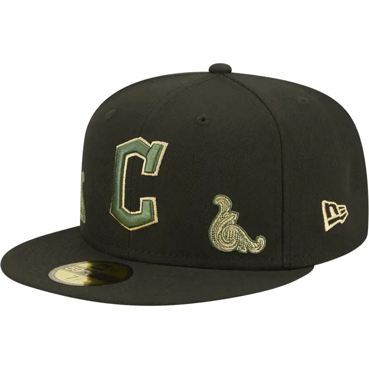 Casquette Cleveland Guardians MLB 59FIFTY (noir/noir/gl)