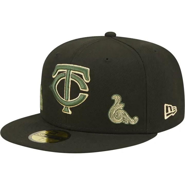 Minnesota Twins MLB Cashed Check 59FIFTY blk/blk/gl