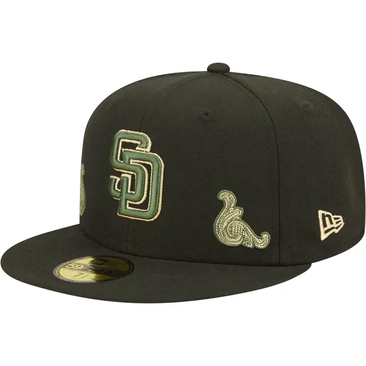 Casquette 59FIFTY MLB San Diego Padres Cashed Check noir/noir/gl
