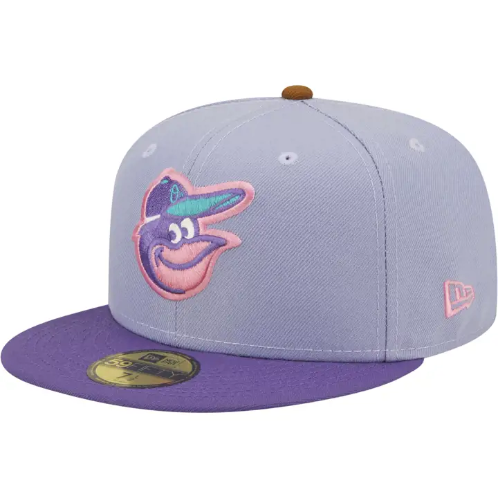Casquette 59FIFTY Baltimore Orioles MLB Bunny Hop lavande/violet/vert sarcelle
