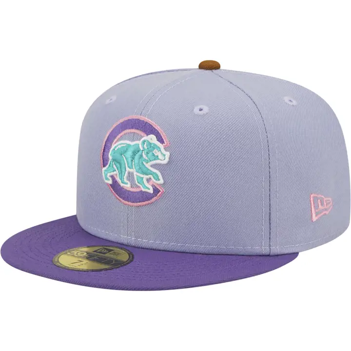 Casquette 59FIFTY Chicago Cubs MLB Bunny Hop lavande/violet/sarcelle