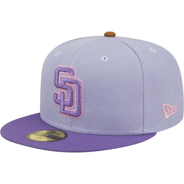 Casquette 59FIFTY MLB Bunny Hop des San Diego Padres lav/vio/vert sarcelle
