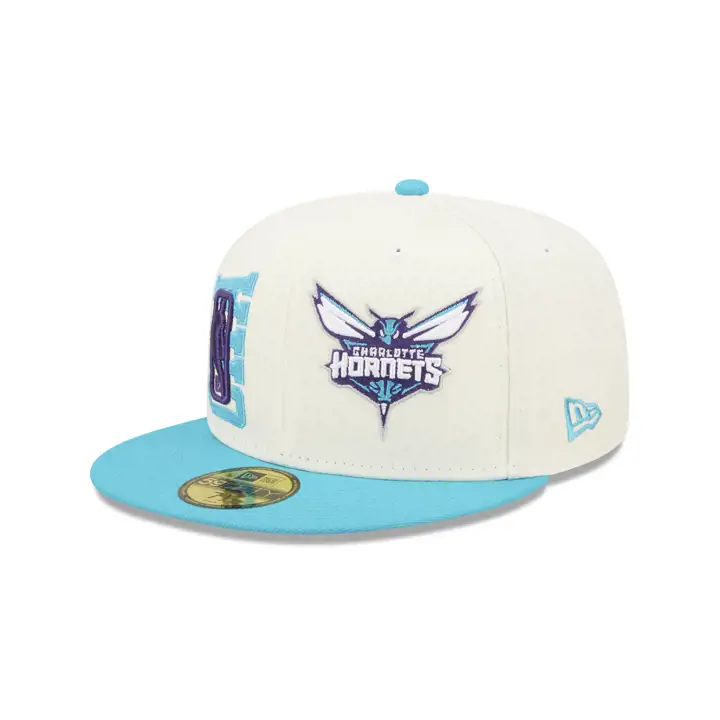 Charlotte Hornets NBA Draft 2022 59FIFTY IVO/TEAL/GRY