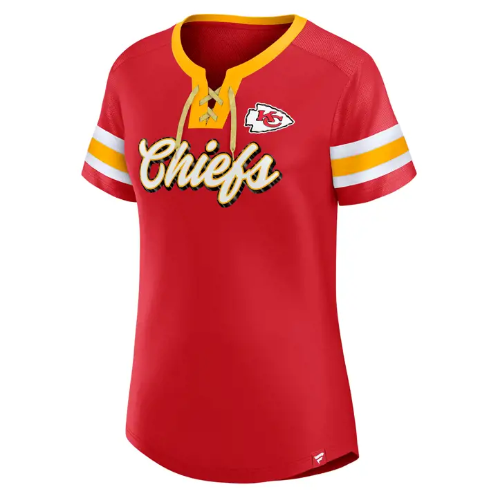 Maillot de football américain Athena Fashion pour femme des Chiefs de Kansas City, rouge, taille 22