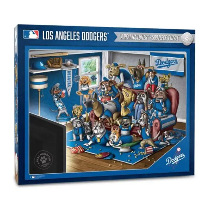 "\"A Real NailBiter\" Puzzle Los Angeles Dodgers ast"