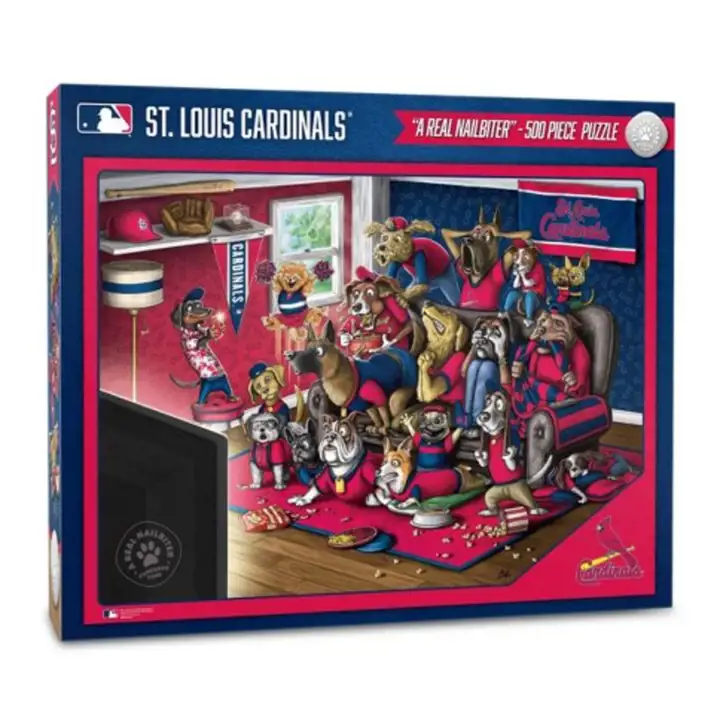 """Un vrai cliffhanger\" Puzzle St. Louis Cardinals ast"