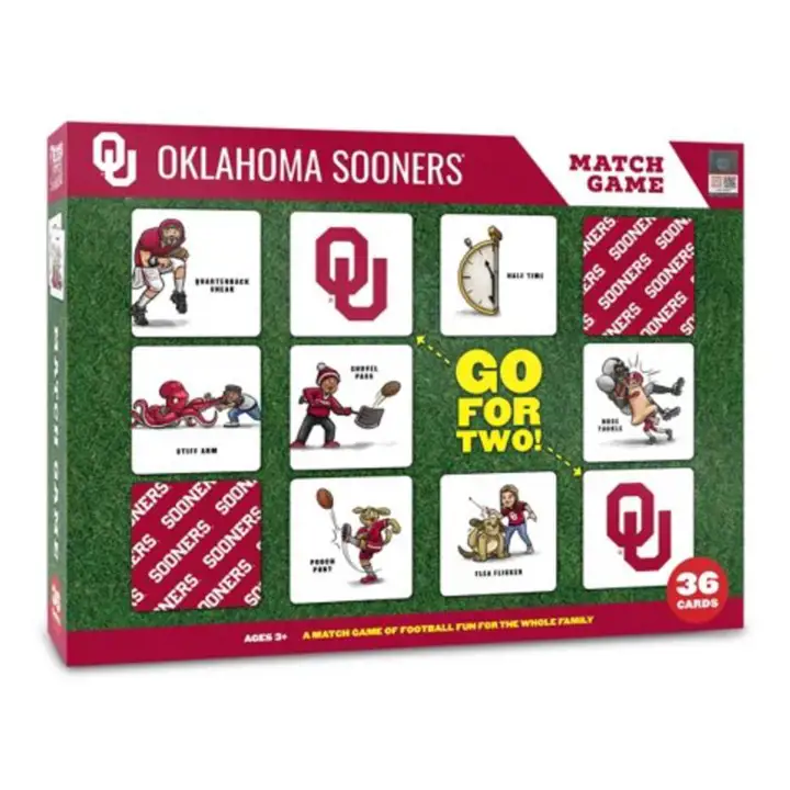 Jeu de mémoire Oklahoma Sooners ast