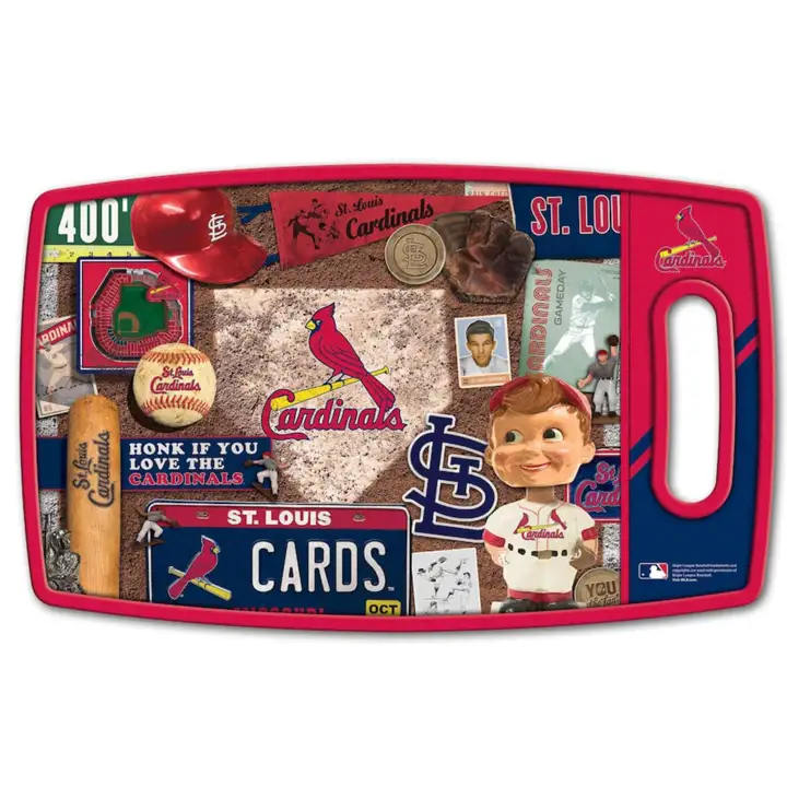 Planche à découper rétro des Cardinals de St. Louis