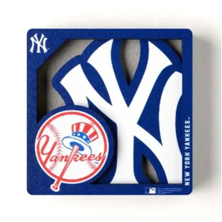 Aimant de la série Logo 3D des Yankees de New York