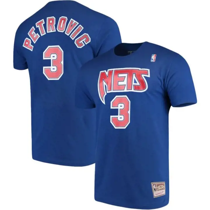 T-shirt Enfant Nets NBA Joueur Hardwood Classic Drazen Petrov