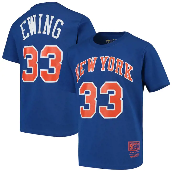 T-shirt New York Knicks NBA Enfant Joueur Hardwood Classic Pat