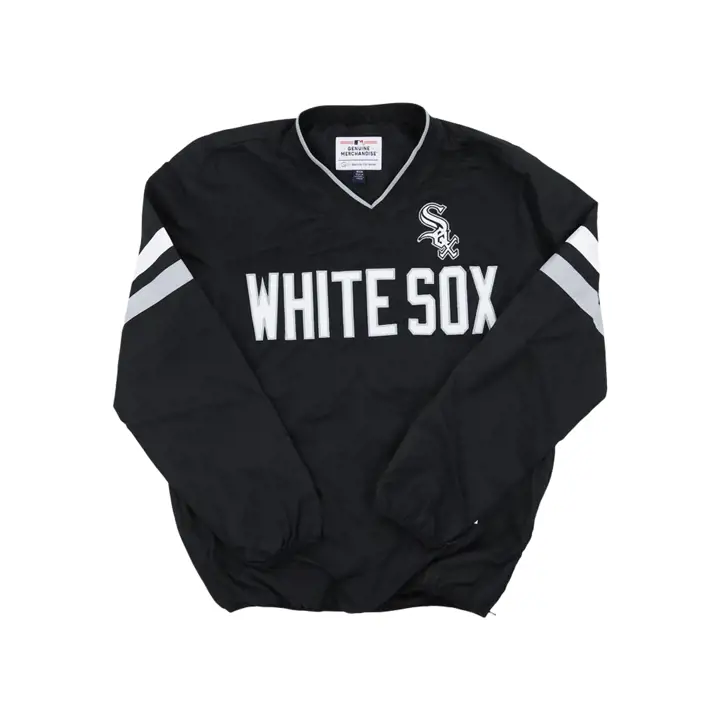 Chicago White Sox MLB Le frappeur décisif Pull en V Noir
