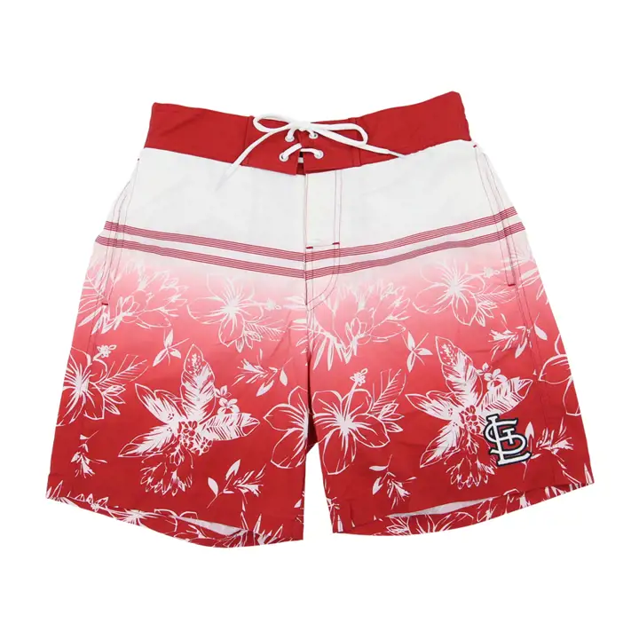 Short de bain île MLB St. Louis Cardinals rouge