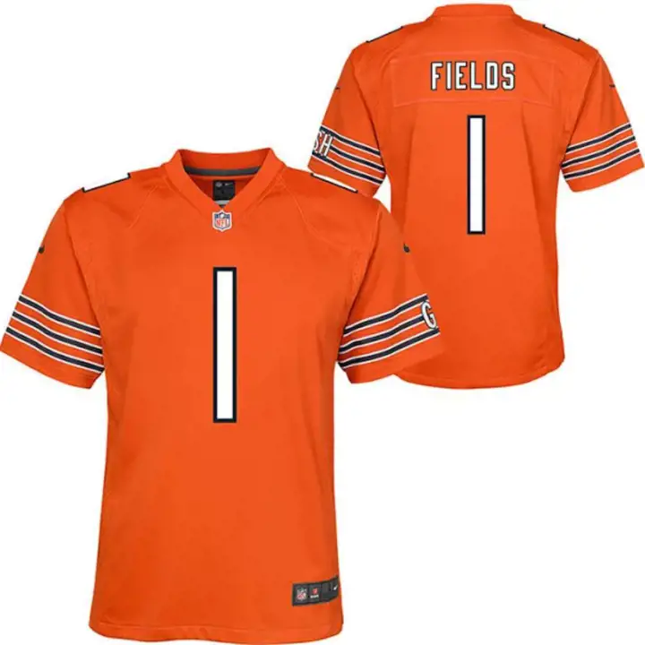 CHI BEARS NFL Maillot de match jeune Justin Fields ORG