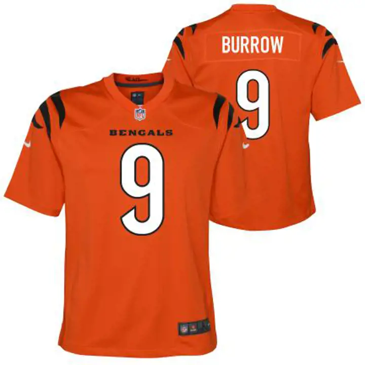Maillot de match NFL pour jeune des Bengals Joe Burrow ORG