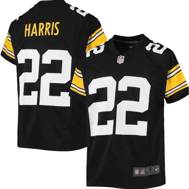 STEELERS NFL Maillot de match jeune Najee Harris NOIR