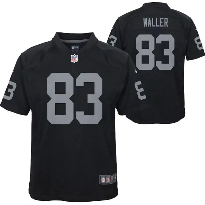 Maillot de match NFL enfant Las Vegas Raiders Darren Waller noir