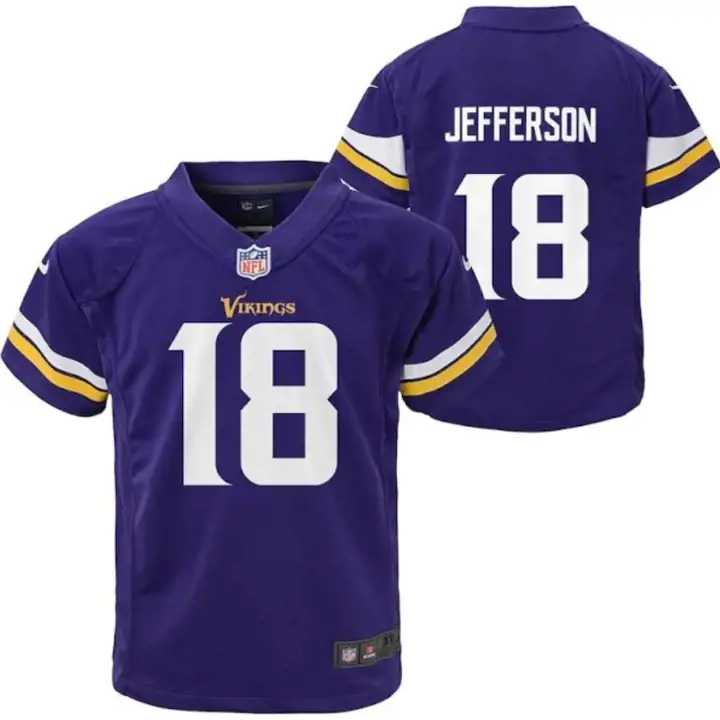 Maillot de jeu NFL Enfant Minnesota Vikings Justin Jefferson pur
