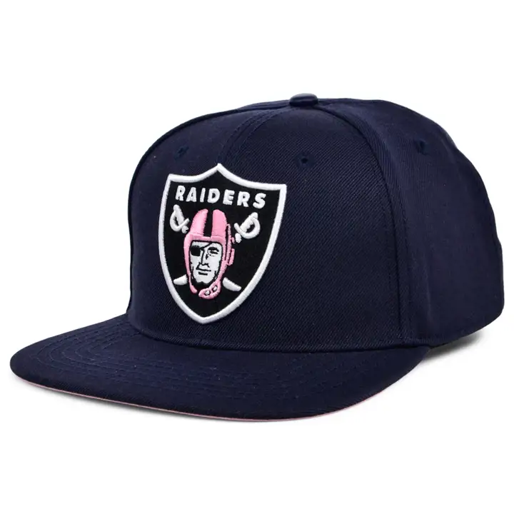 Casquette Las Vegas Raiders NFL Pro Standard UV Snap Marine/Rose