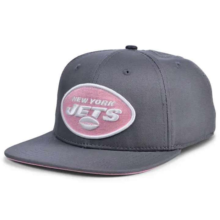New York Jets NFL Pro Standard UV Snap Gris/rose