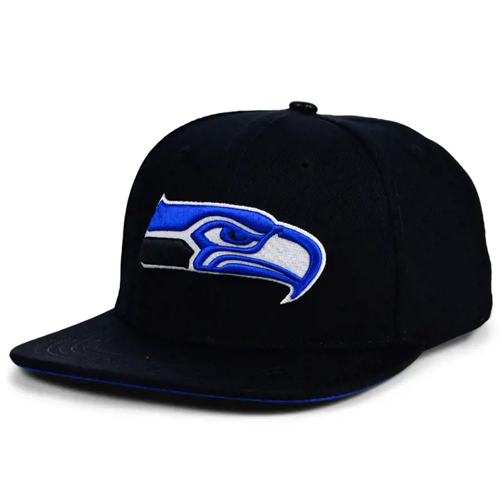 Seattle Seahawks NFL Pro Standard UV Snap Noir/Bleu Royal