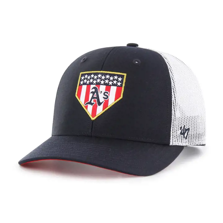 OAKLAND ATHLETICS MLB Casquette trucker Americana '47 bleu marine/blanc