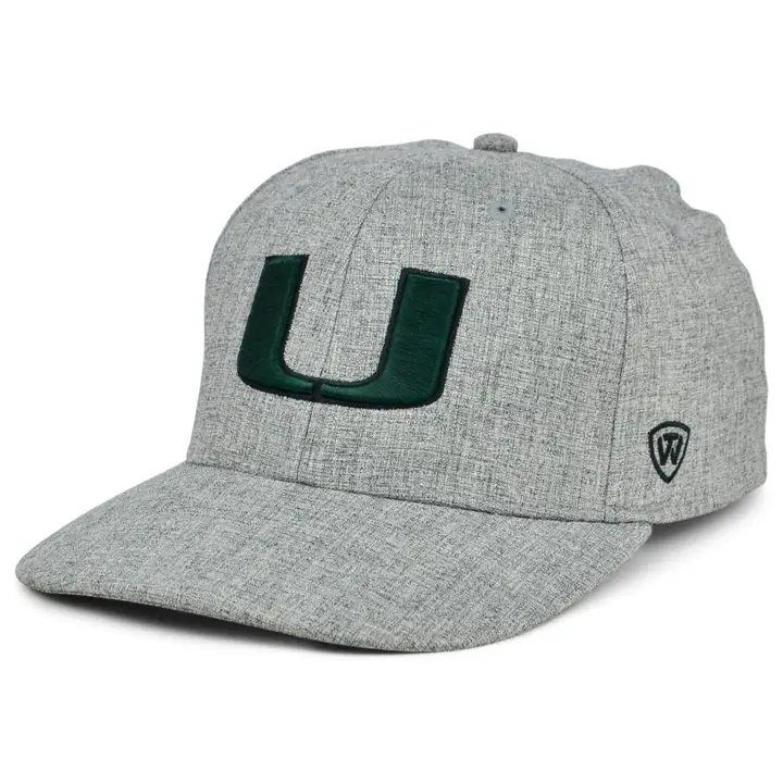 NCAA Sup Flex Miami Hurricanes H-Gris/Vert-foncé