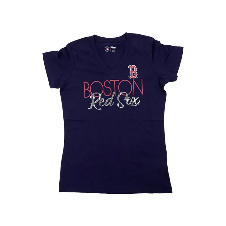 T-shirt Boston Red Sox MLB Jour d'ouverture Femme 22 Marine