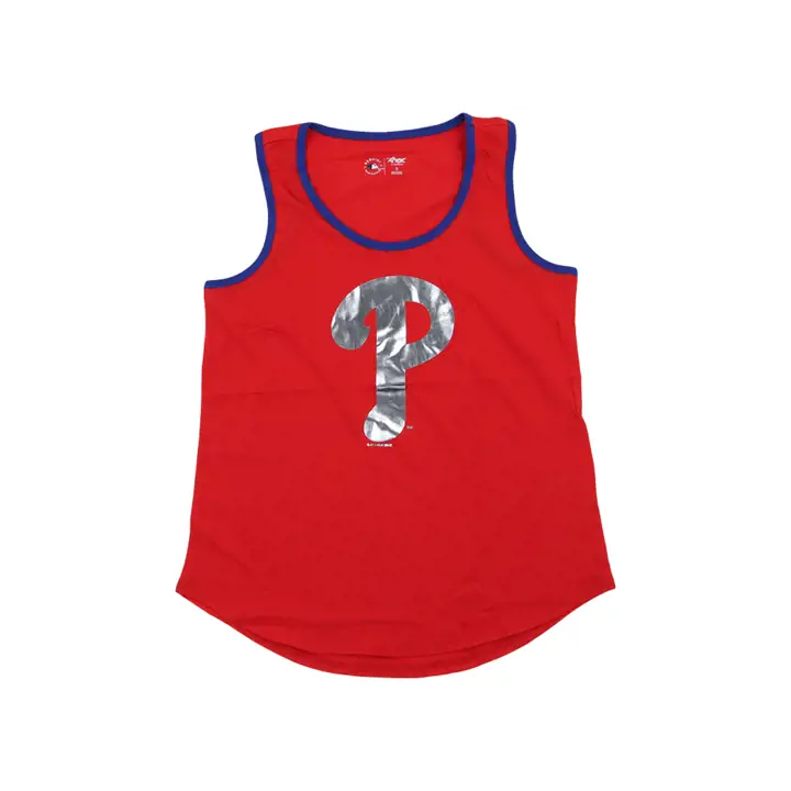 Débardeur MVP Rouge 22 MLB pour femme Philadelphia Phillies