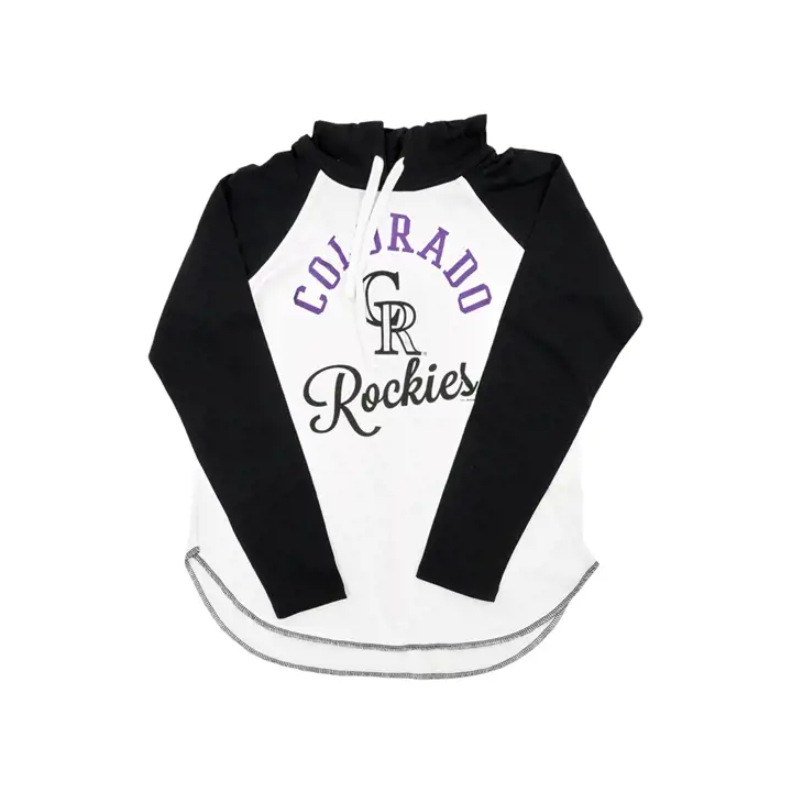 Colorado Rockies MLB Women's Fair Ball Hoodie ML Manches Longues 22 Gris
