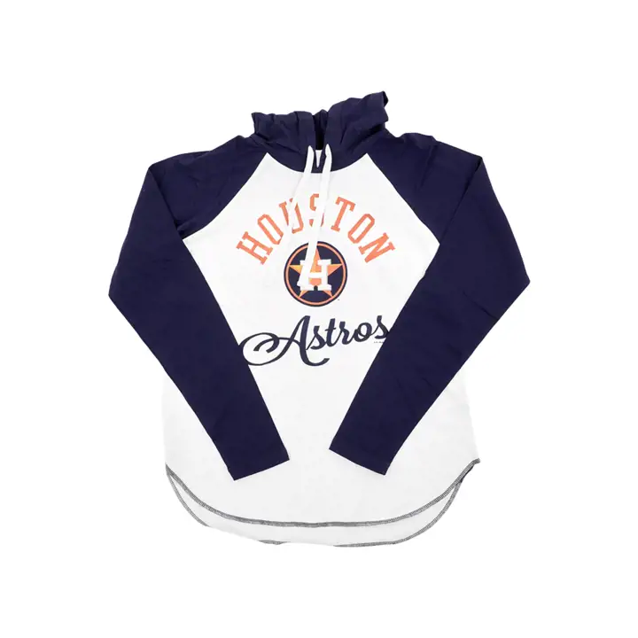 T-shirt à capuchon et manches longues Houston Astros MLB Fair Ball Femme 22 Gris
