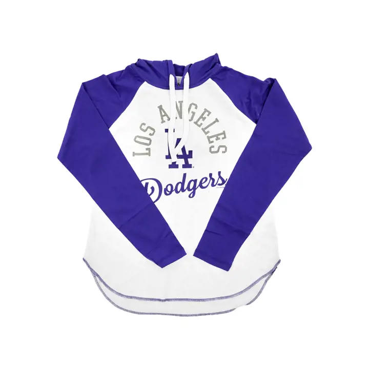 Los Angeles Dodgers MLB T-shirt à capuche à manches longues Fair Ball pour femme 22 G