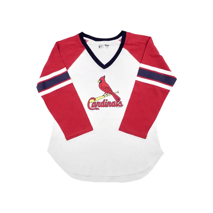 St. Louis Cardinals MLB Women's Redzone Quarter Sleeve 22 Wh