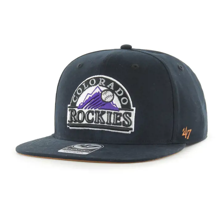 Colorado Rockies MLB Artifact Captain noir/noir/lbrn